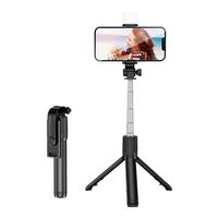 Mini support de téléphone rotatif extensible Flexible trépied Selfie Stick trépied caméra vidéo en direct support de téléphone avec télécommande