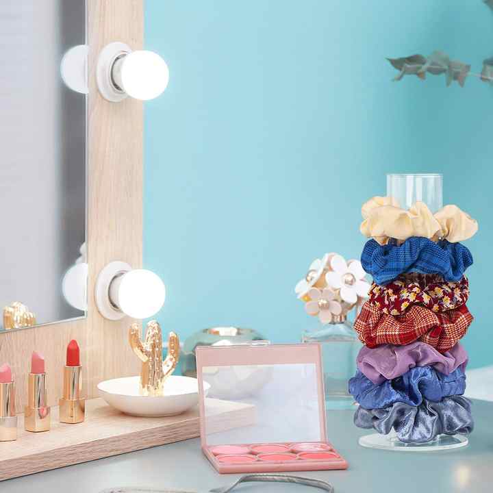 Organisateur De Chouchous Et Bijoux - Support Mural Déco Pour Ta Chambre, Idéal Rangement Accessoires Cheveux - 10