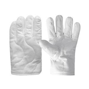 Guantes Resistentes a Altas Temperaturas, Cortos, de Cinco Dedos, Blancos, de Algodón con Revestimiento de Fibra de Vidrio, 300C, para Horno Industrial, Cocina y Fundición - Product Image 1