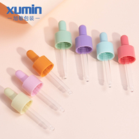 Flacon compte-gouttes en verre de 30 ml (1 oz) pour cosmétiques, givré/ambre/transparent/rose – Bouteilles pour sérum/huiles essentielles de soins personnels
