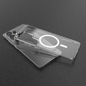 Custodia per Telefono Minimalista <span class=keywords><strong>Trasparente</strong></span> Magnetica Anti-Ingiallimento con Retro Rigido e Angoli con Cuscinetti d'Aria per <span class=keywords><strong>Samsung</strong></span> S 26Ultra - Product Image 2