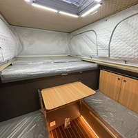 Nouvelle caravane de voyage en fibre de verre avec salle de bain intégrée, prix compétitif, meilleur camping-car pour pick-up