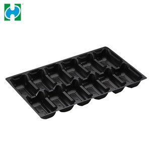 <span class=keywords><strong>Plateau</strong></span> à dames en plastique PP PS, noir, lot de 6, 12 ou 24 paquets avec Service OEM, livraison gratuite - Product Image 1