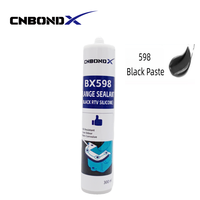 Scellant en silicone RTV 598 à faible odeur |   Mastic d'étanchéité imperméable pour joints plastique-métal et applications de transport 300ml