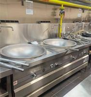 Cuisinière à gaz professionnelle à anneau unique de haute qualité avec équipement de cuisine commerciale à station de wok unique