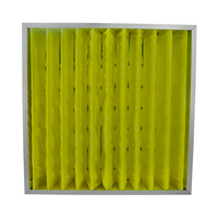 Nouveau filtre à air de type boîte à haut débit M5 M6 F7 F8 F9 en fibre synthétique pour ventilation CVC, grande capacité de retention de poussière
