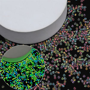 Hạt cườm thủy tinh phát sáng <span class=keywords><strong>Yiwu</strong></span> bán buôn 2mm 3mm 4mm dành cho nữ làm vòng tay, vòng cổ tự làm, phụ kiện làm đồ trang sức - Product Image 3