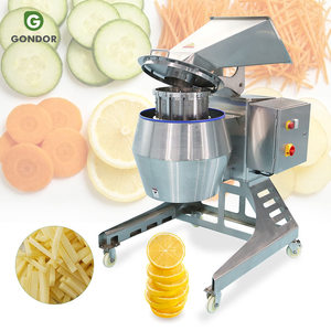 Machine de découpe industrielle automatique pour chips de gingembre, chips de pommes de terre au fromage, et râpeuse, hachoir, trancheuse à carottes - Product Image 1