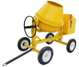 Mezcladora de Concreto Portátil a Diésel de 400L, Serie Mini con Tanque Amarillo, Caja de Cambios y Bomba, Productividad de 6-8m/h para Construcción - Product Image 3