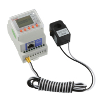 Medidor de Energía Monofásico CA con Comunicación Ethernet Modbus-TCP ACR10R-D16TE con CTs Externos para Inversor Solar