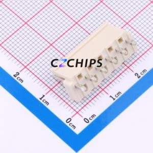 BX-VH3.96-6PZZ-GW Wire-to-Board Pin Header Through hole Component (THT),P=3.96mm Connector 1x6P 3.96mm Through Hole VH - Product Image 2