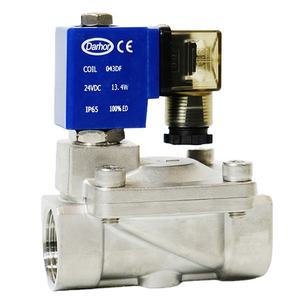 Darhor normaler weise geschlossen 2-Wege-Edelstahl-Messing-Elektro-gesteuertes Gas magnetventil 0, <span class=keywords><strong>3</strong></span>-16bar - Product Image 1