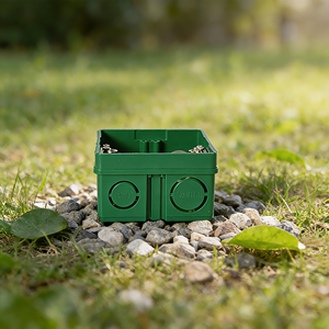 人気商品 1ギャング カスタムエンクロージャー <span class=keywords><strong>PVC</strong></span>埋め込み型プラスチックジャンクションボックス 保護 83x83x50mm ポータブル - Product Image 3