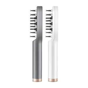 hair loss treatment 650nm red light therapy electric diode tonic brush vibration scalp laser hair growth comb