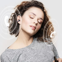 Casque sans fil Havit TW980, écouteurs sportifs électroniques, basses profondes, casque ouvert, écouteurs mains libres avec crochet d'oreille