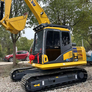 รถขุดตีนตะขาบ Komatsu PC130-7 มือสองสภาพ 90% น้ำหนัก 13 ตัน รถขุดไฮดรอลิก PC130-7 พร้อมใบมีด สำหรับงานก่อสร้างเทศบาล - Product Image 3