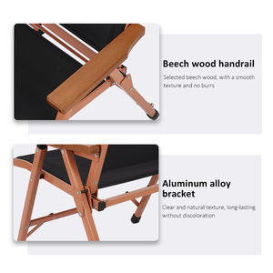 Chaise de camping pliable Kermit en alliage d'aluminium robuste et portable pour l'extérieur et le jardin - Product Image 4