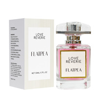Parfum pour femmes OEM 50 ml, design unique, parfums de marque privée, parfums floraux de luxe pour femmes, parfum longue durée avec poudre scintillante