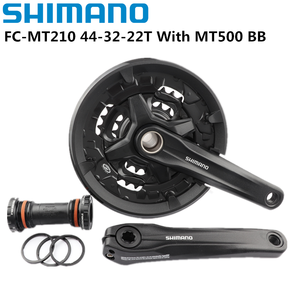 Shimano <span class=keywords><strong>Alivio</strong></span> MT210 2 pièces 170 mm 44-32-22T 40-30-22T 3x9 2x9 vitesses VTT Vélo de montagne Manivelle de pédalier Roue à chaîne - Product Image 2