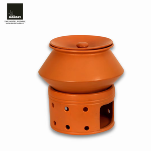 Premium 8L Ceramic Buffet Handi Set Tradicional TC Pintado Plato para servir comida para eventos Restaurantes y hospitalidad - Product Image 4