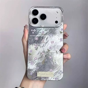 Custodia per <span class=keywords><strong>iPhone</strong></span> 15 Pro con Fiore Viola - Compatibile con <span class=keywords><strong>iPhone</strong></span> 17, Design di Tendenza per 16 Pro Max e 14 Pro, Creativa ed Elegante - Product Image 2