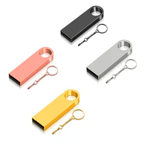 Campione gratuito 32GB pendrive 128GB 64GB penna guida impermeabile 16GB 8GB flash usb 2.0 lo chiavetta usb logo personalizzato in metallo memoria