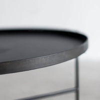 Kinno Salon canapé table basse ronde petit appartement moderne simple nordique minimaliste fer art table ronde
