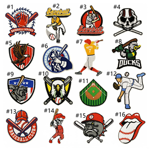 Parches Bordados Termoadhesivos de Béisbol para Deportes - Product Image 2