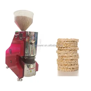 Avena maíz cebada arroz crujiente pastel galleta cereal grano Popper máquina con precio de fábrica