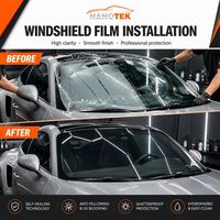 NANOTEK Auto Front Window TPU Windshield Film dengan Penolakan IR 94% & Perlindungan UV 99% Film Kaca Berkinerja Tinggi Premium