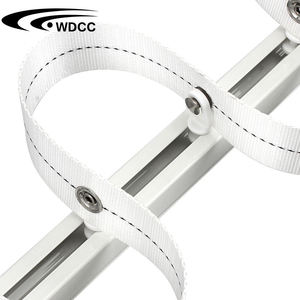 Ruban plissé blanc de haute qualité de 2,5 cm, longueur personnalisable pour rails de rideaux en forme de S, pour tringles à rideaux, rails et accessoires - Product Image 2