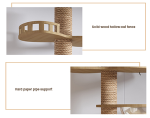 Jouet d'<span class=keywords><strong>arbre</strong></span> d'appartement pour <span class=keywords><strong>chat</strong></span>, tour d'<span class=keywords><strong>arbre</strong></span> moderne, cadre d'escalade multicouche pour <span class=keywords><strong>chat</strong></span> - Product Image 4