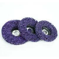 Disco Abrasivo MOPAI W880 de Alta Calidad, Disco de Láminas de Nylon de Cambio Rápido, Negro, Azul, Morado, 150 mm, Pulido, Garantía de 3 Años