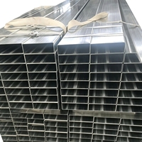 Pipa Baja Galvanis Persegi Panjang Q235 40mm, Pipa GI Dilas, Pipa Baja Karbon untuk Struktur Sistem Suplai Air Irigasi