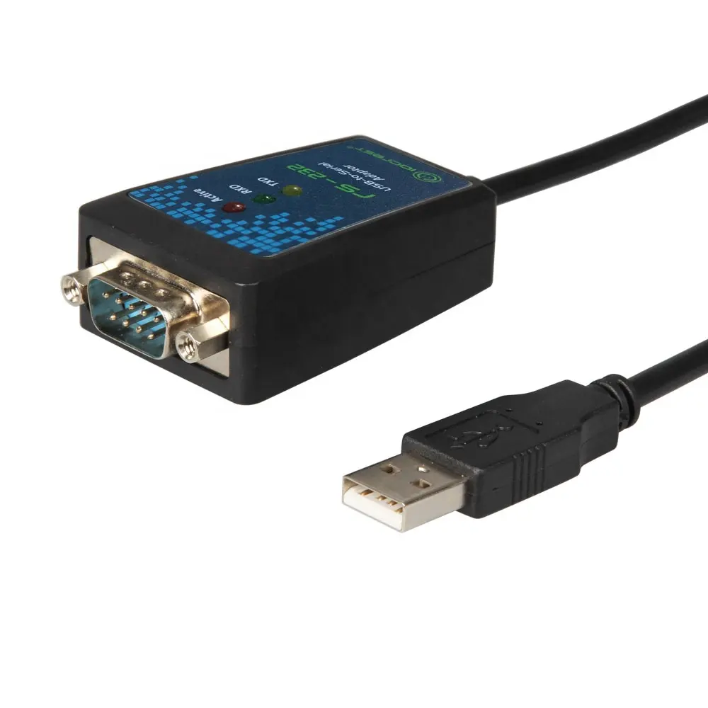 كابل IOCREST 1m usb مسلسل rs232 9 pin db9