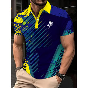 Polo sublimé MARKAKRALI: Transformez votre style avec des motifs sportifs personnalisables inspirés de la technologie - Product Image 1