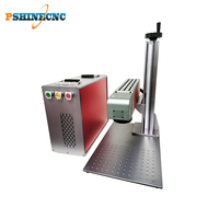 Machine de marquage laser à fibre Raycus 20W 30W à prix abordable, compatible CNC DXF/BMP/AI, haute sécurité, mini portable pour gravure sur métal