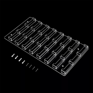 Nhà máy tùy chỉnh 24 túi kinh doanh dọc Acrylic chủ thẻ Wall Mount Rack hiển thị thẻ - Product Image 2