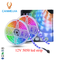 Bandes LED flexibles 12V pour voiture, ensemble de bandes LED 5050, bande LED pixelisée/bande LED WS2811/bande LED WS2812B, bande LED pour éclairage de panneau