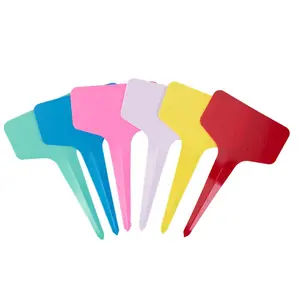 Etiquetas <span class=keywords><strong>de</strong></span> Jardín Tipo T, Resistentes al Agua, Moldeadas por Inyección <span class=keywords><strong>de</strong></span> PP, con Colores Personalizables, 100 Unidades por Bolsa - Product Image 1