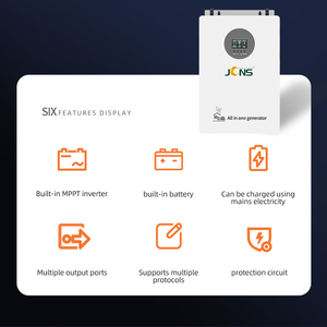 Generador de Energía Solar de <span class=keywords><strong>2000W</strong></span> para Montaje en Pared JCNS, <span class=keywords><strong>Kit</strong></span> de Generación de Energía Fotovoltaica de 4 kWh, Máquina de Almacenamiento de Energía Todo en Uno - Product Image 3