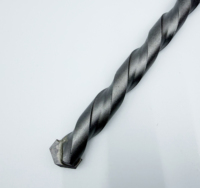 Foret en carbure monobloc pour le perçage du béton armé, de la pierre dure et de la brique
