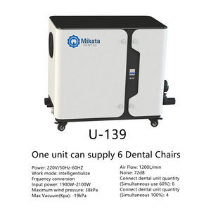 Potente pompa di aspirazione portatile attrezzatura dentale <span class=keywords><strong>unit</strong></span>à di aspirazione dentale per sedie odontoiatriche 2/4/5/6/8/10 - Product Image 5