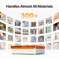 Grabador y Cortador Láser Xtool M2 de 10W con Módulo de Impresión de Inyección de Tinta CMYK, Impresora a Color, Máquina de Corte Láser 2 en 1