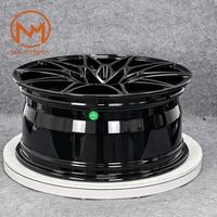 Jantes en alliage Maxtera forgées sur mesure, finition noir brillant, style 826M, pour voitures particulières BMW M2 M3 M4 M340i M440i Série 3 4 5 X3M X4M