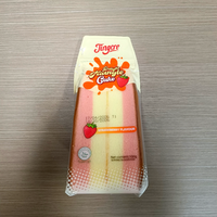 Jingcre 100G Petit Déjeuner Dessert Gâteaux Triangle Pain Frais Saveur De Lait Farine De Blé Boîte Emballage Faible En Gras Certifié HALAL