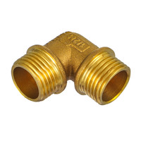 Raccord en laiton IFAN 1/2-2 pouces, embout fileté, coude, té, raccord en laiton, raccord de tuyau d'eau, raccord en laiton pour plomberie