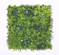 Mur végétal artificiel 50x50cm pour décoration intérieure Durable et nécessitant peu d'entretien Améliorez votre espace avec de la verdure