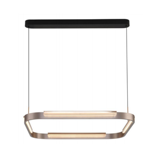 Lámpara de Techo Colgante Larga para Comedor con Pantallas de Cristal Lechoso para Vestíbulo y Sala de Estar con Techo Alto - Product Image 2