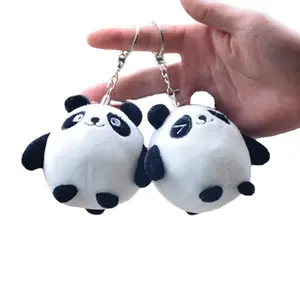 Llavero con colgante de Panda de peluche, Animal de peluche, regalo